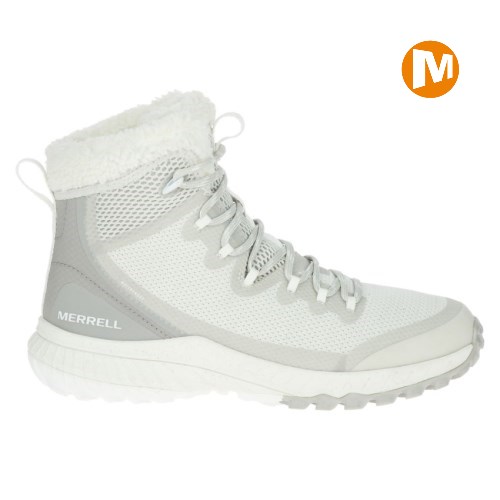Merrell Bravada Knit Bluff Polar Waterproof Winterstiefel Damen Weiß/Grau [DE-IOPAX]